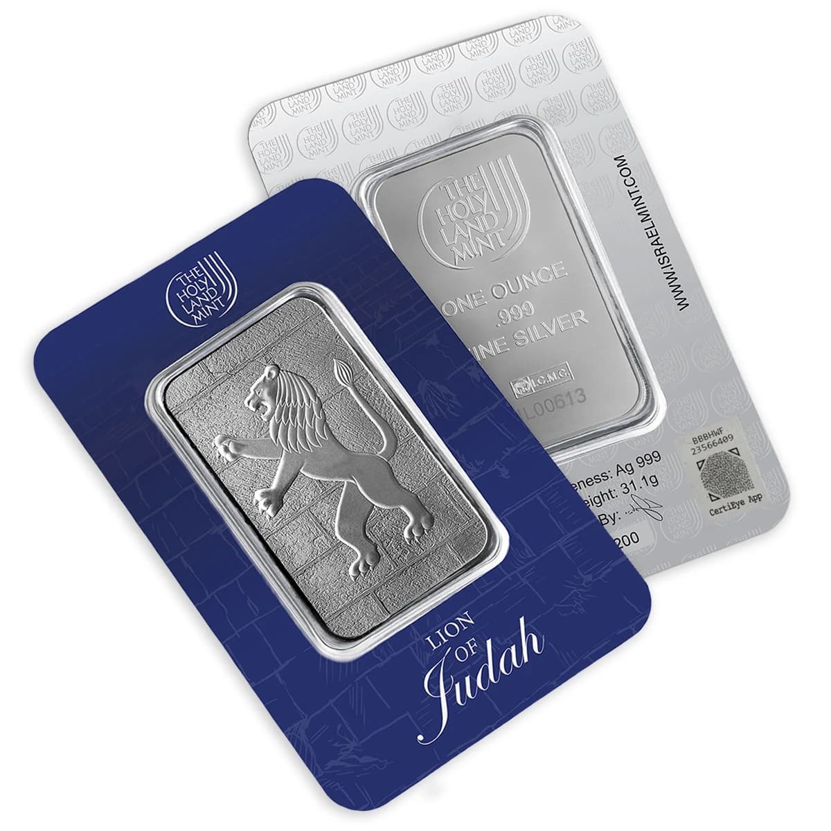 Lion of Judah 1 oz Silver Bar